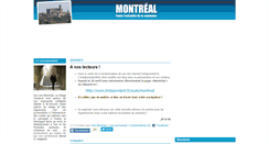 Desktop Screenshot of montreal.blogs.lindependant.com