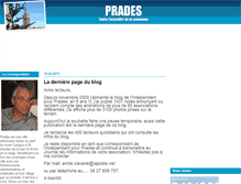 Tablet Screenshot of prades.blogs.lindependant.com