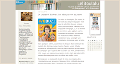Desktop Screenshot of lelitoulalu.blogs.lindependant.com