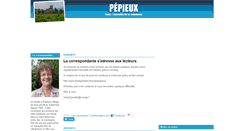Desktop Screenshot of pepieux.blogs.lindependant.com