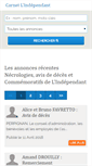 Mobile Screenshot of carnet.lindependant.fr