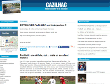 Tablet Screenshot of cazilhac.blogs.lindependant.com